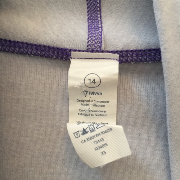 Ivivva by Lululemon girls fours a charm wrap - Picture 4 of 6